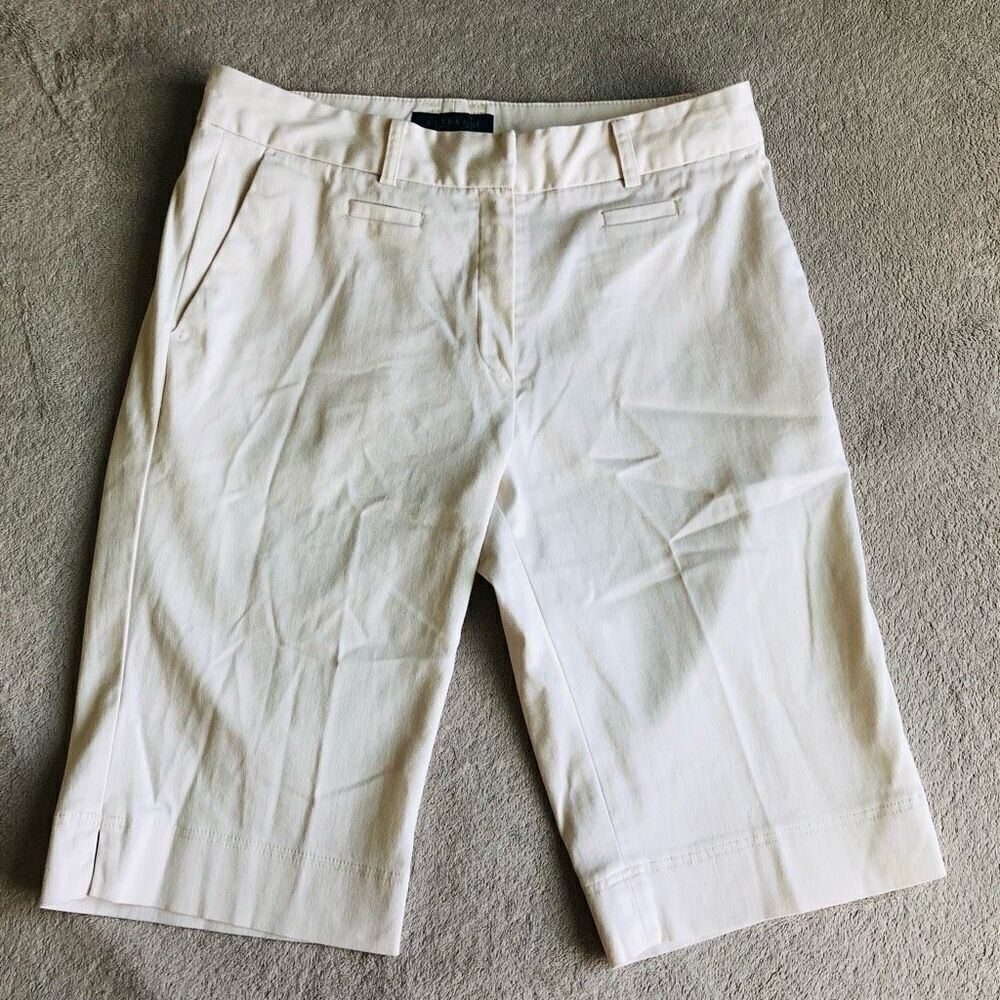 Astra Classic Women’s White Bermuda Shorts